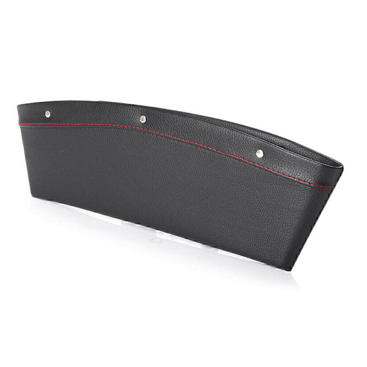 1pc for Seat Gap Slit Pocket Storage Organizer Box Catch Catcher PU Box Leather Car Q