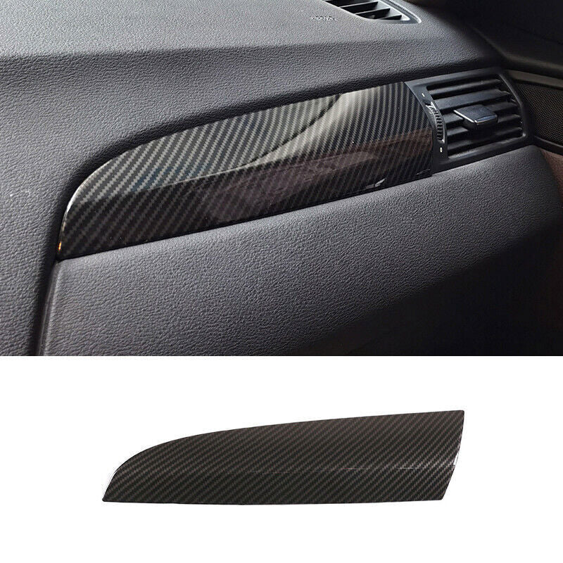 for BMW X3 F25 2011-2017 Carbon Fiber Inner Console for Co -Pilot Strip Cover Trim 1P