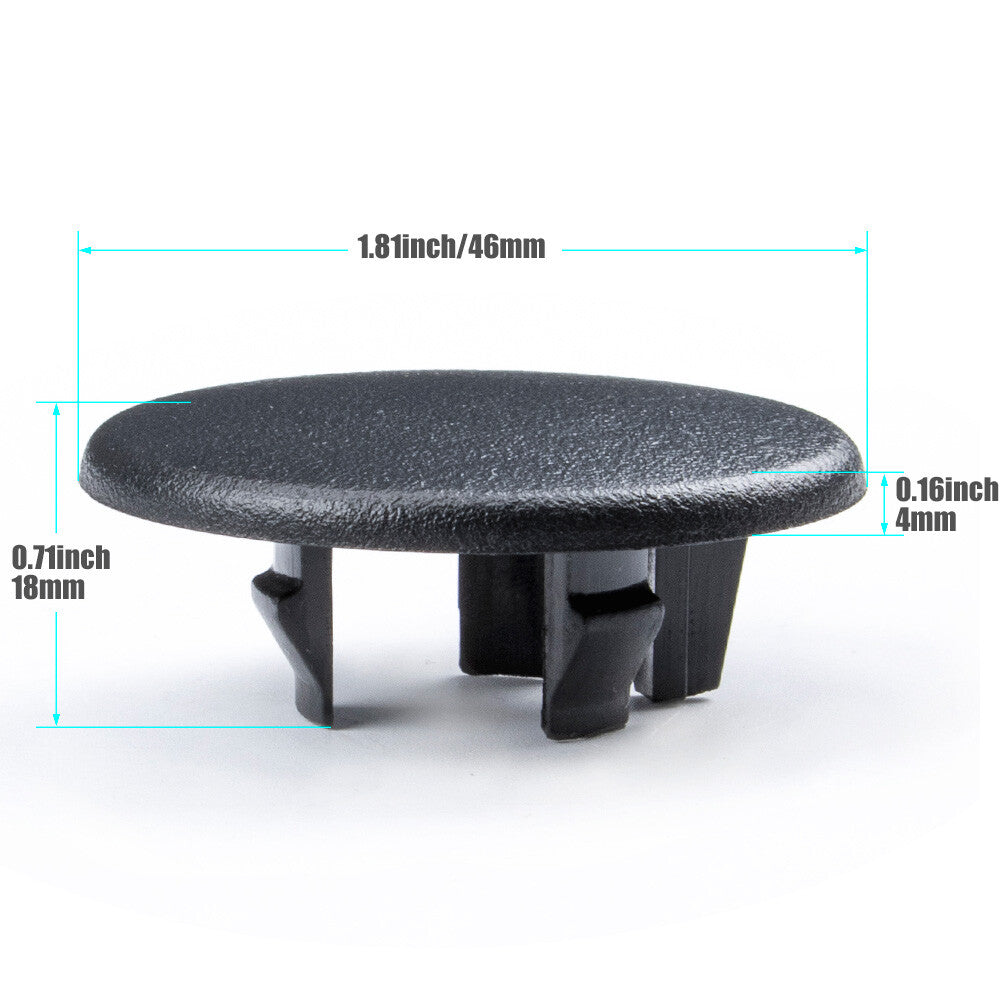 2-pack 15279689 Rear armrest and for seat bolt black protective covers for Cadillac v