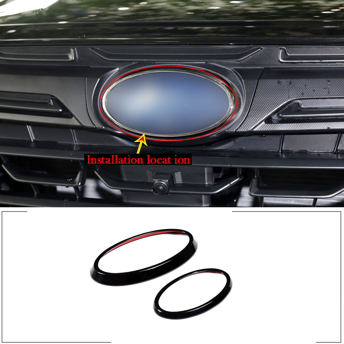 ABS matte black interior door handle cover trim  for ford  Maverick 2022-2023 Q