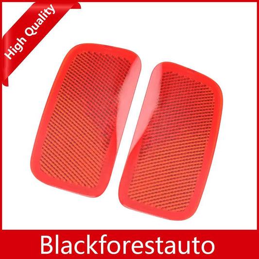 Fits For Countryman F60 15-2019 2x Rear Left  Right Bumper Reflector Marker Red Q