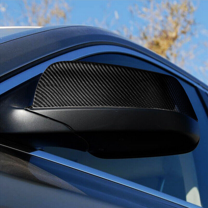 Real Carbon Fiber Car Side Mirror Cover Caps for BMW 5 6 7 Series F01 F06 F07