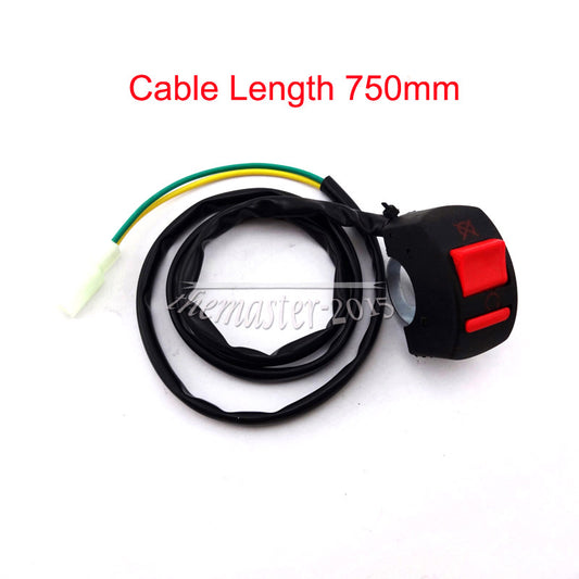 On Off Kill Switch For 50cc 90cc 110cc 125cc 150cc 160cc CFR SSR Pit Dirt Bike Q