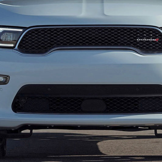 Front Bumper Fog Light Lamp Decor Cover for Dodge Durango 15-23 Carbon Fiber ABS