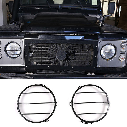 Headlight and taillight protective covers for Land Rover for Defender 90, 110, 130, 2004-18 models.