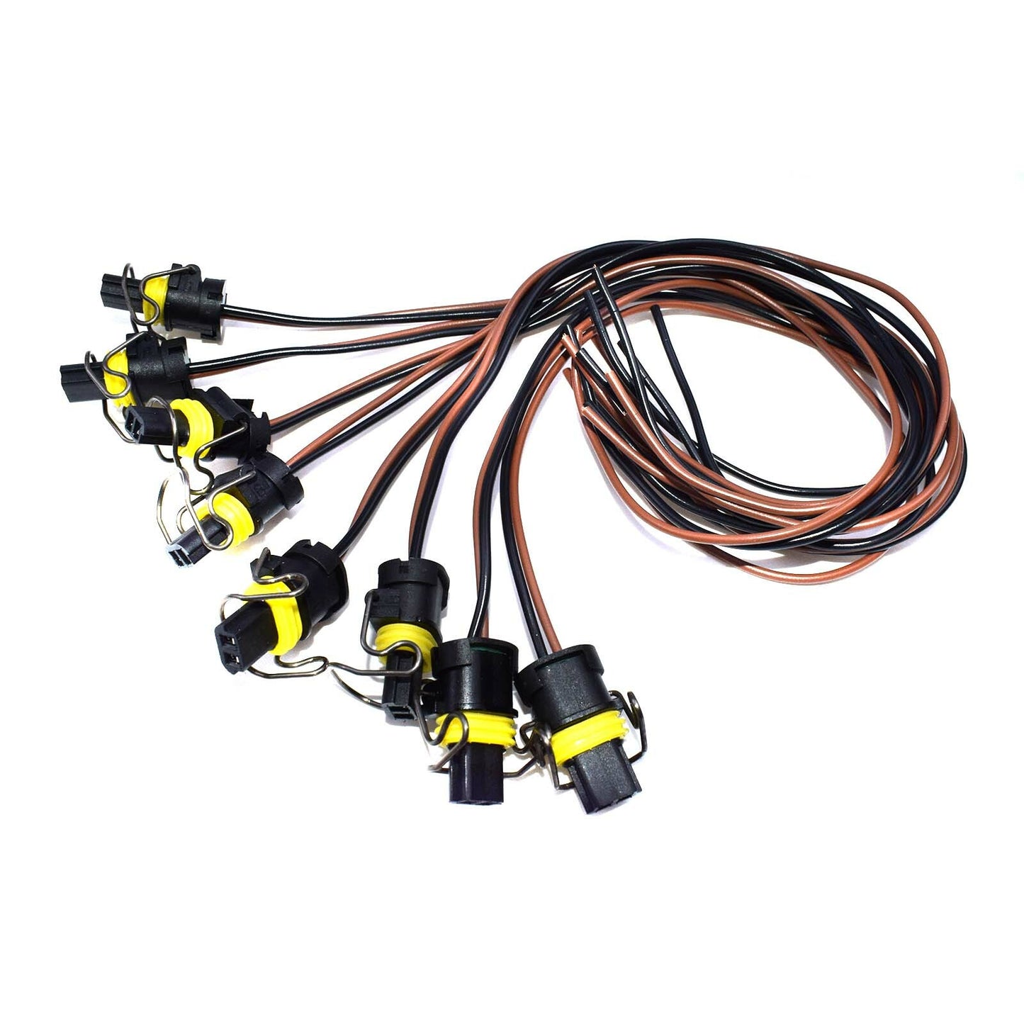 8-piece injector connector IPR valve tail for 6.0 and 7.3 diesel engines. n
