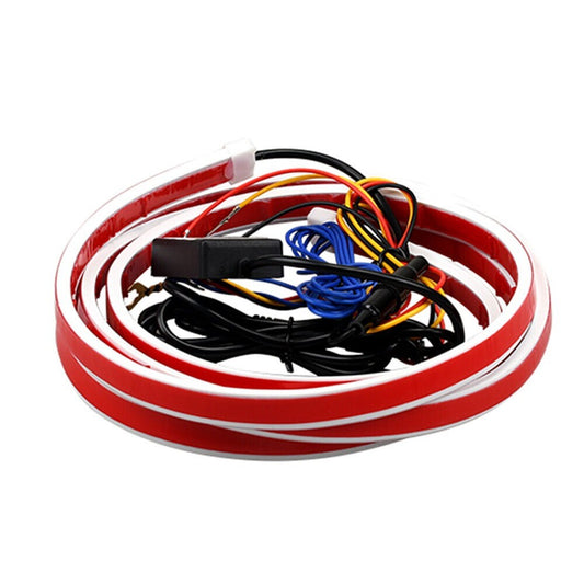 Flexible Dynamic Car LED Hood Lights Daytime Running Light Strip Waterproof New n
