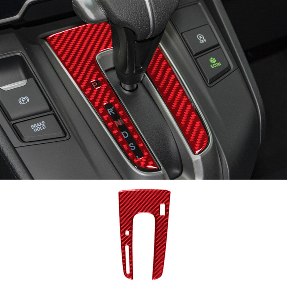 2Pcs Carbon Fiber Interior Door Strips Cover Trim For 718 2016-2022 v