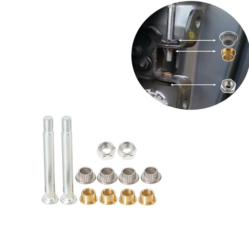 2 Sets Car Door Hinge Pin with Bushing Repair Kit for Ford for Mustang 1994-2004 New Q