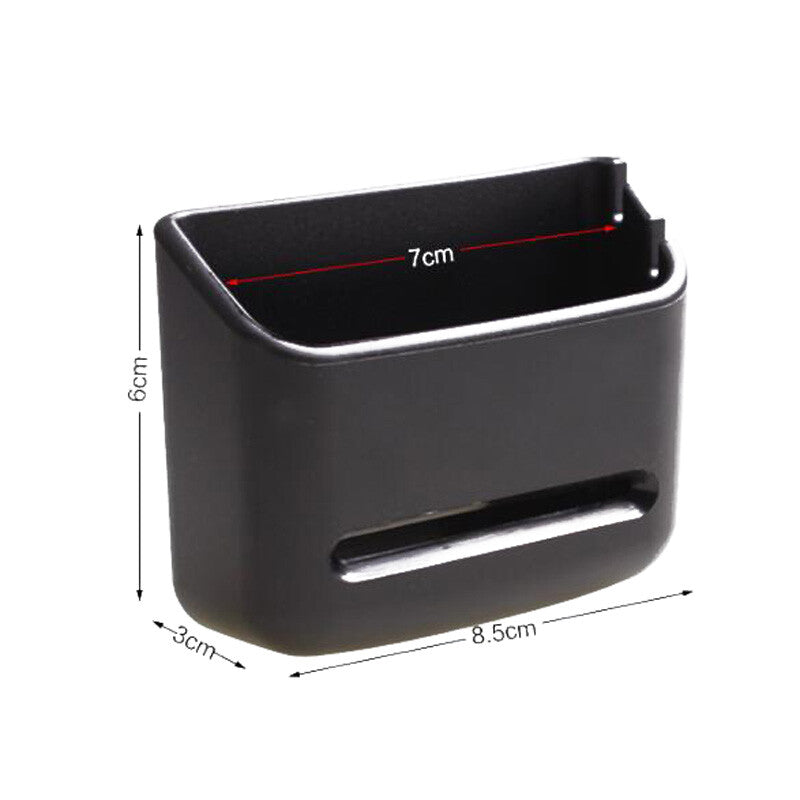 Car storage box pocket organizer phone charging case holder coin and key pouch - n