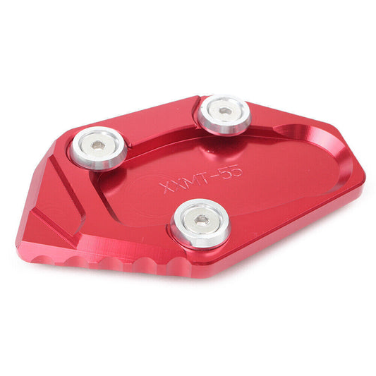 Kickstand Enlarge Plate Side Stand Extension Pad for YAMAHA YZF-R3 2015 Red Q