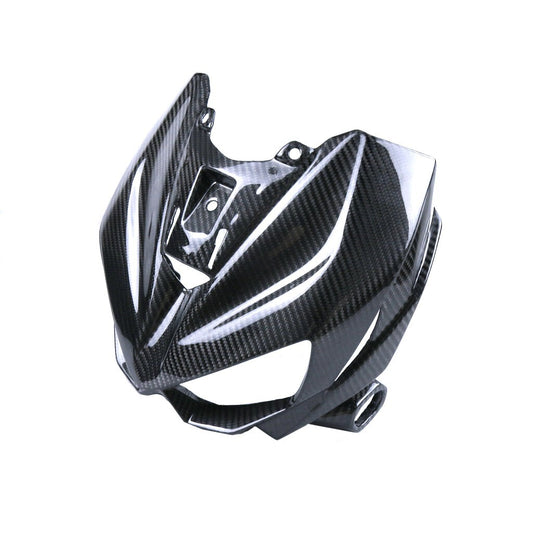 Real Carbon Fiber 2014-2022 for Kawasaki Z1000 Front Nose Headlight Fairing Cowl