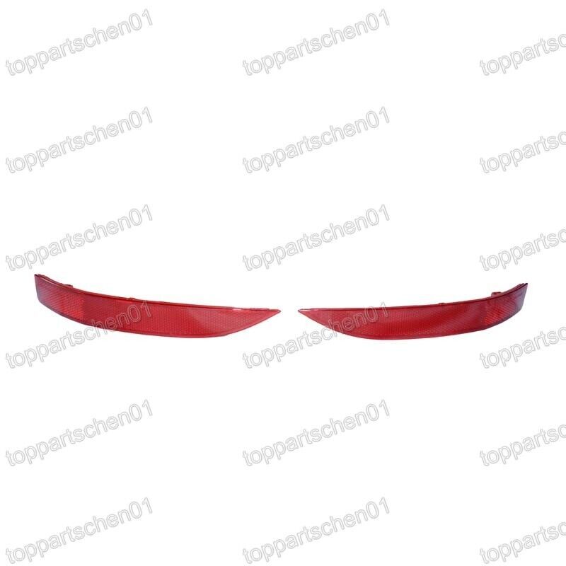 1Pair Rear Bumper Reflector Light Lamps Red Lens Fit for BMW X1 F49 2016-2019 Q