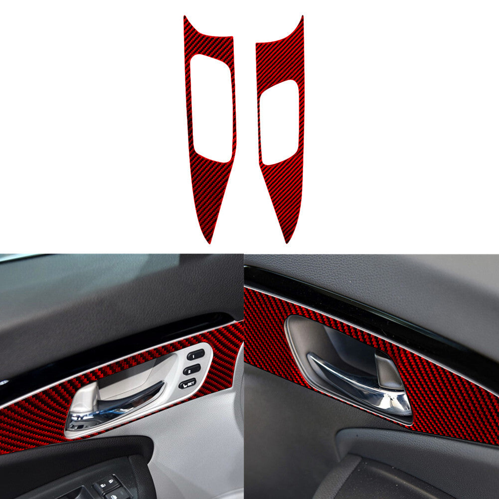 Carbon Fiber Door Handle Cover Trim for Subaru Outback Legacy 2015-2017 Type B v