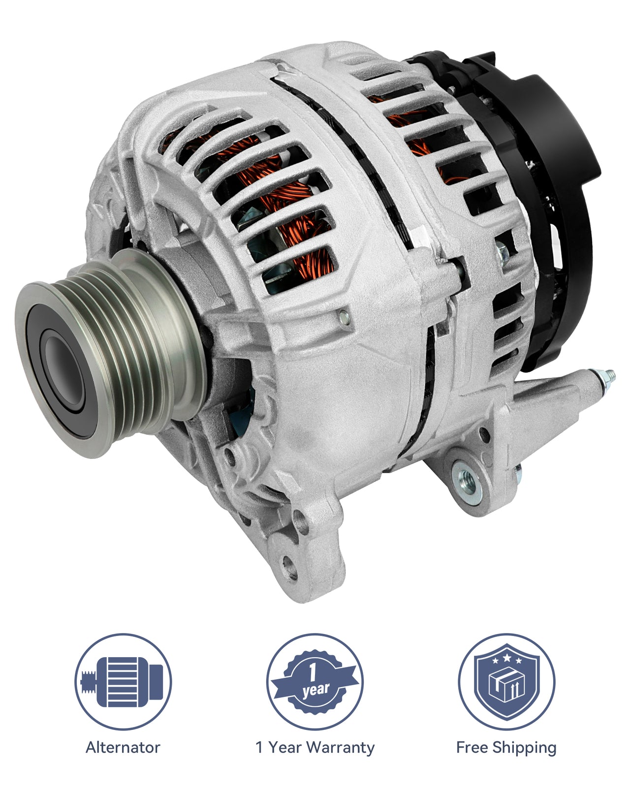 ABO0402 New Alternator 12V 140Amp Fit for 2005-2011 for Volkswagen for Jetta 2.5L