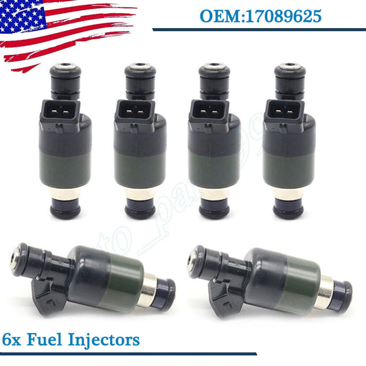 6-piece fuel injector kit suitable for Isuzu Rodeo and for Honda Passport 3.2L 1992 - 95 17089625 - n