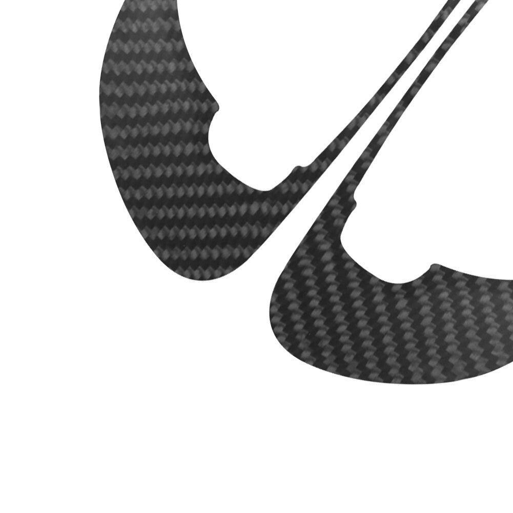 2X Rear Window Lift Trim Cover Interior Carbon Fiber for Chevy Impala 2014-2020 v