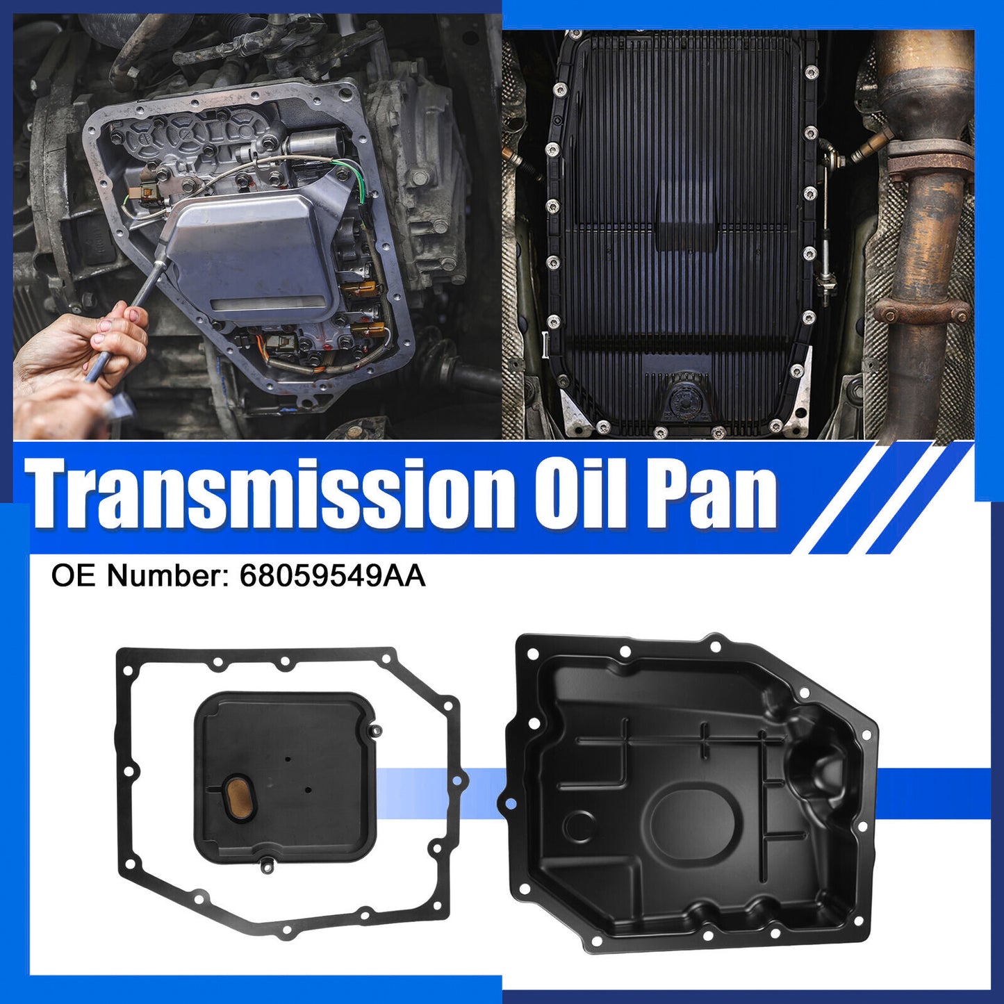 Oil Pan with Transmission Filter and Gasket for Chrysler 300 for Dodge Challenge