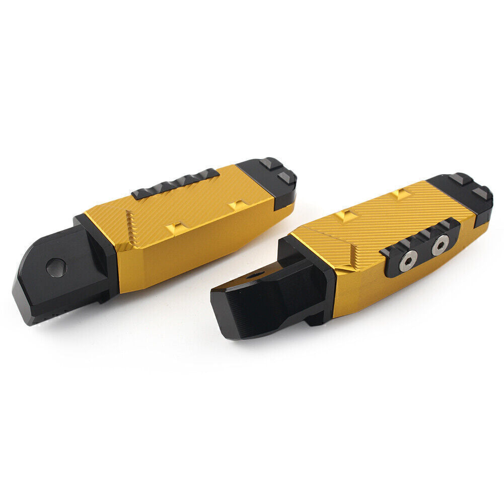 for Yamaha YZF R1 R6 R1M R1S Gold 2x Rearset Footrest Footpegs Foot Pegs Shift