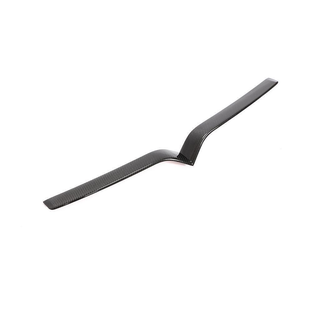 Front Grille Grill Cover Strip Trim Decor Carbon Fiber for Model S 16-21 B n