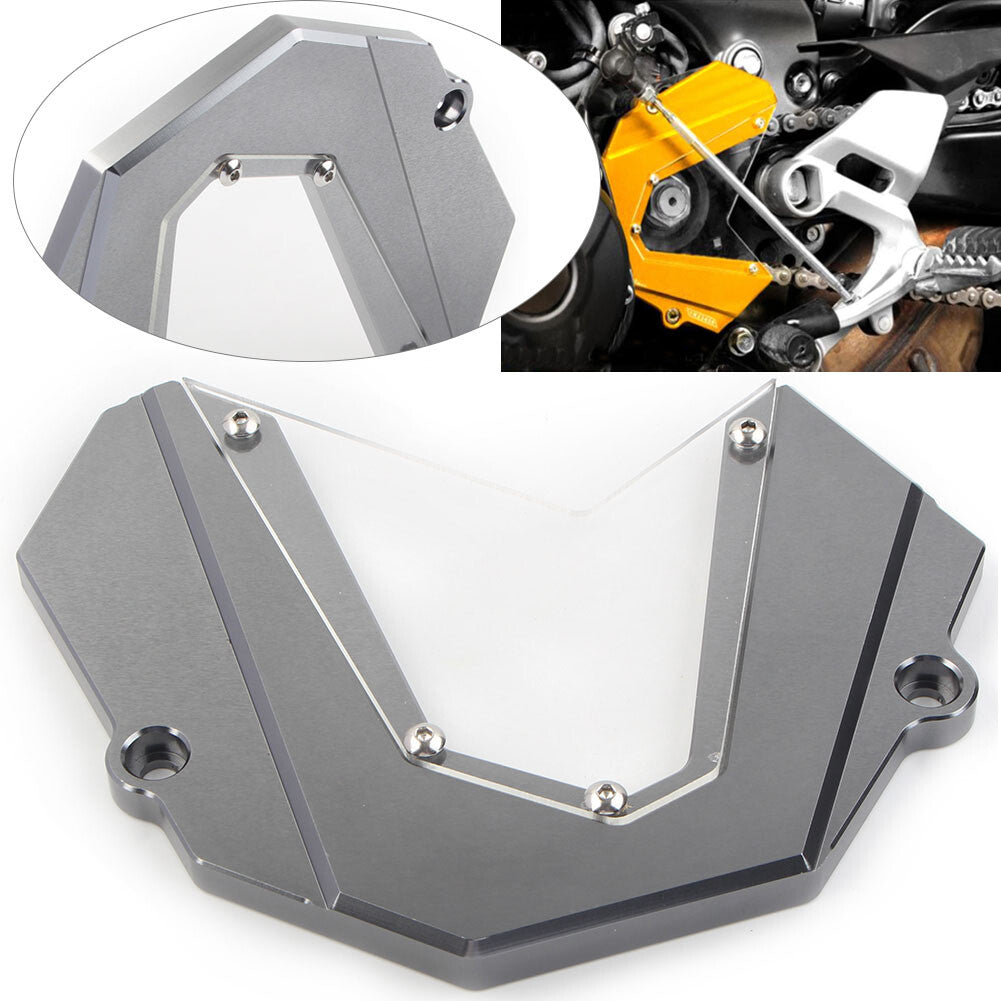 Grey Sprocket Cover Chain Guard for Yamaha MT-09 FZ09 2013-20 Tracer 900 15-20