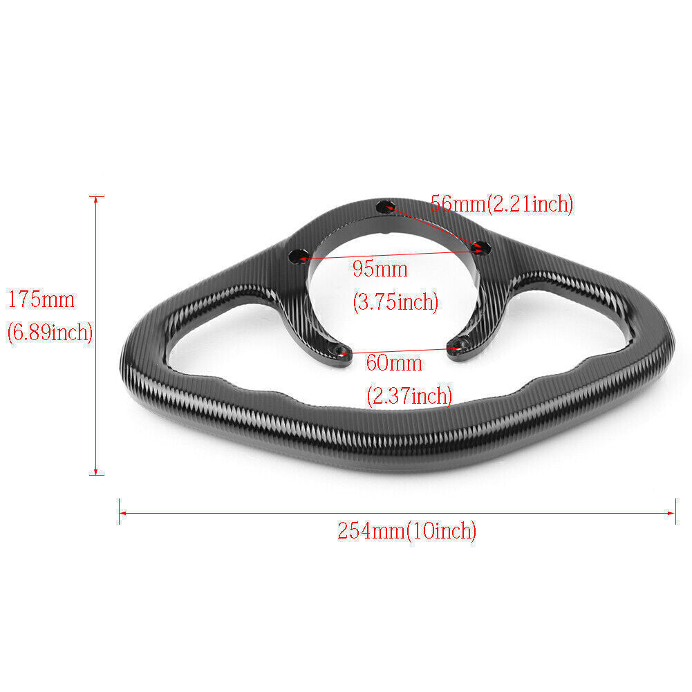 Motorcycle Passenger Front Hand Grip Tank Grab Bar Handles Armrest Fit for Kawasaki Q