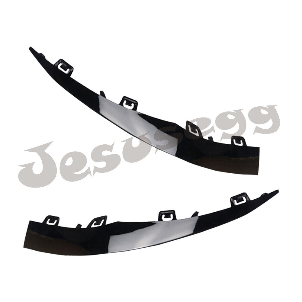 Pair Front Bumper Outer Trim Molding LH+RH fits 19-20 for Mercedes W205 C300 C63 AMG