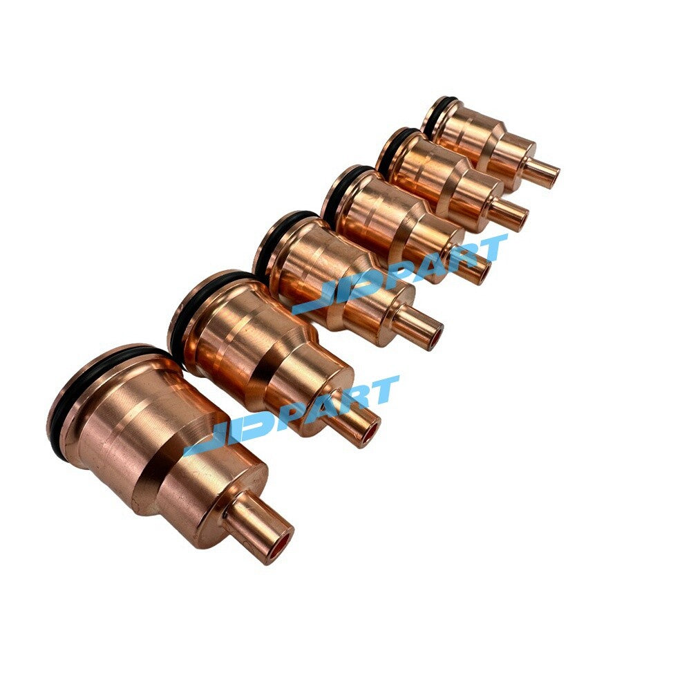 6-piece D12D fuel injector nozzle sleeve 3183368 for Volvo engine parts -