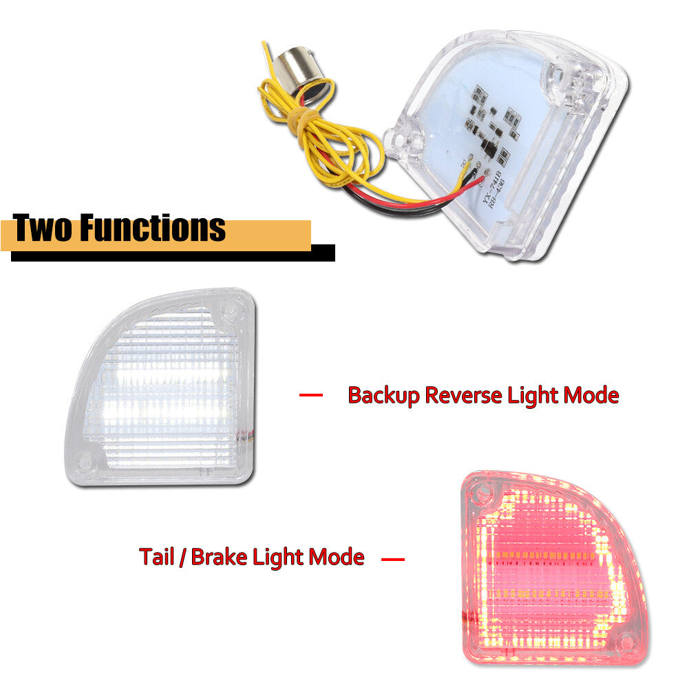 Clear Replacement Tail Light with Spacer for 1968 - 1972 for GMC C10 Pickup Trucks - v