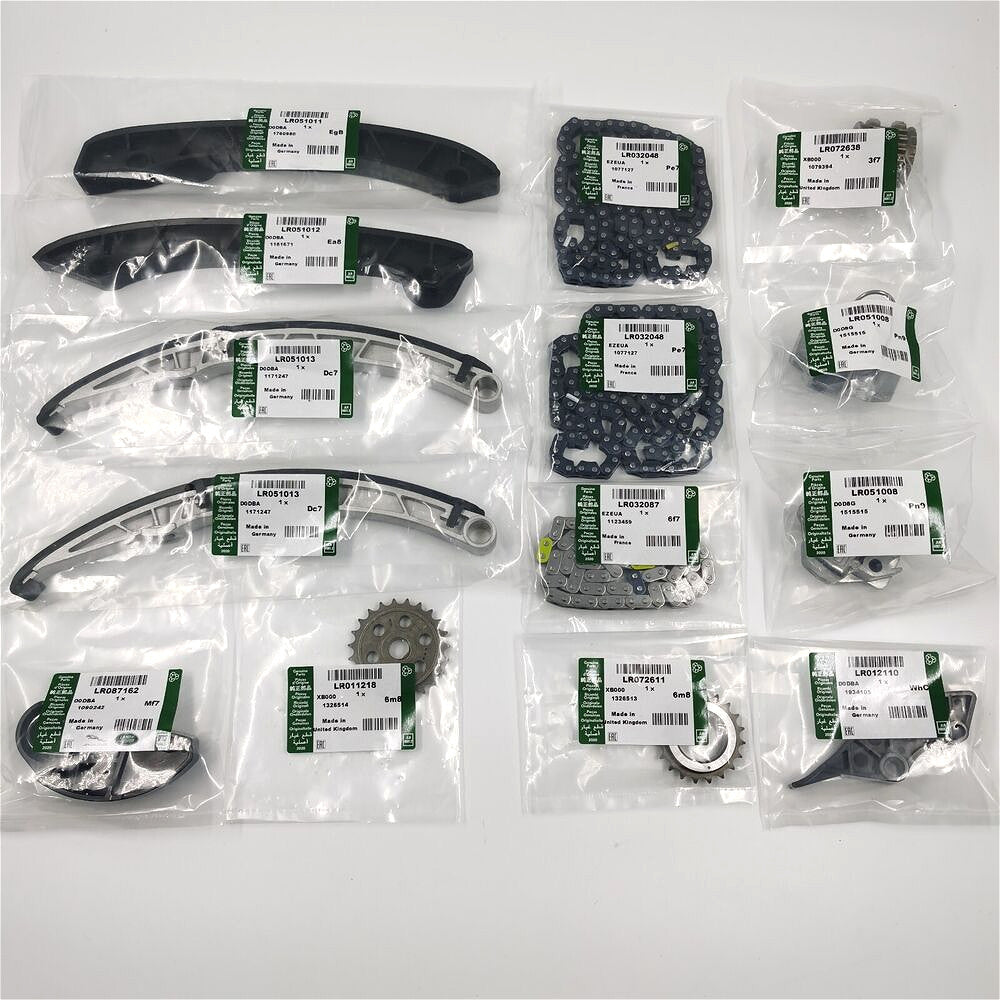 14-piece timing chain kit for 10-15 for Land Rover LR4 for Range Rover 3.0L 5.0L V8 DOHC