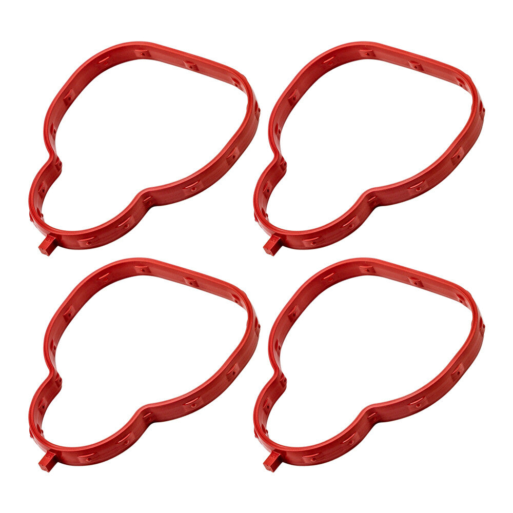 4Pcs Intake Manifold Gasket Red Replacement ZJ0113111 Fits for Mazda 2 for Mazda 3 Q