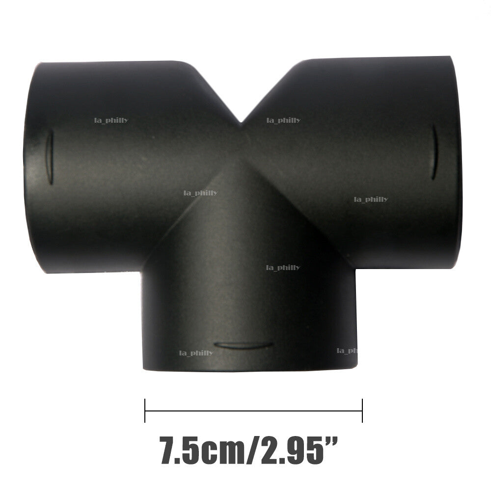 75mm Ducting T Piece Vent Connector Fit For Webasto Eberspaecher Air Diesel Q