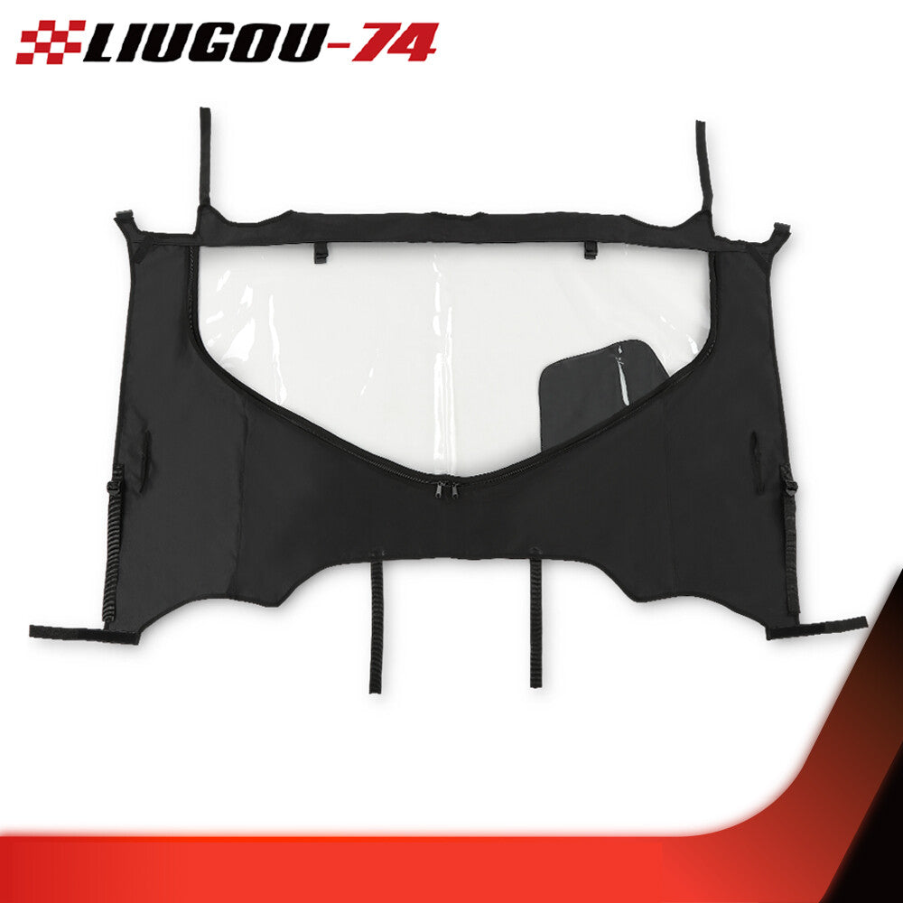 Suitable for 16-23 for Honda Pioneer 1000/1000-5 UTV, waterproof black fabric rear panel. Q