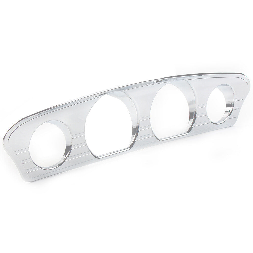 Chrome Tri Line Gauge Stereo Accent Trim Cover for Harley Touring 2014-2021 2020 Q