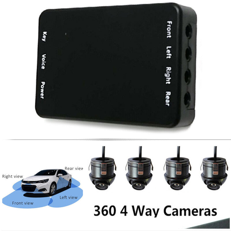 Car Parking Panoramic View Rearview Camera System 360 Degree View + 4 Camera Kit v