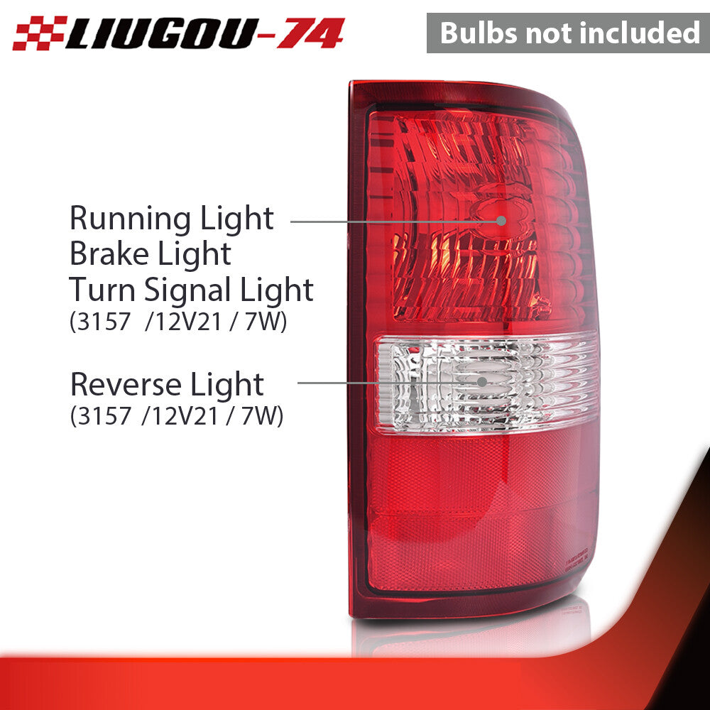 Tail Light Fits 2004 2005 - 2008 for F150 Rear Brake Light Passenger Side - v