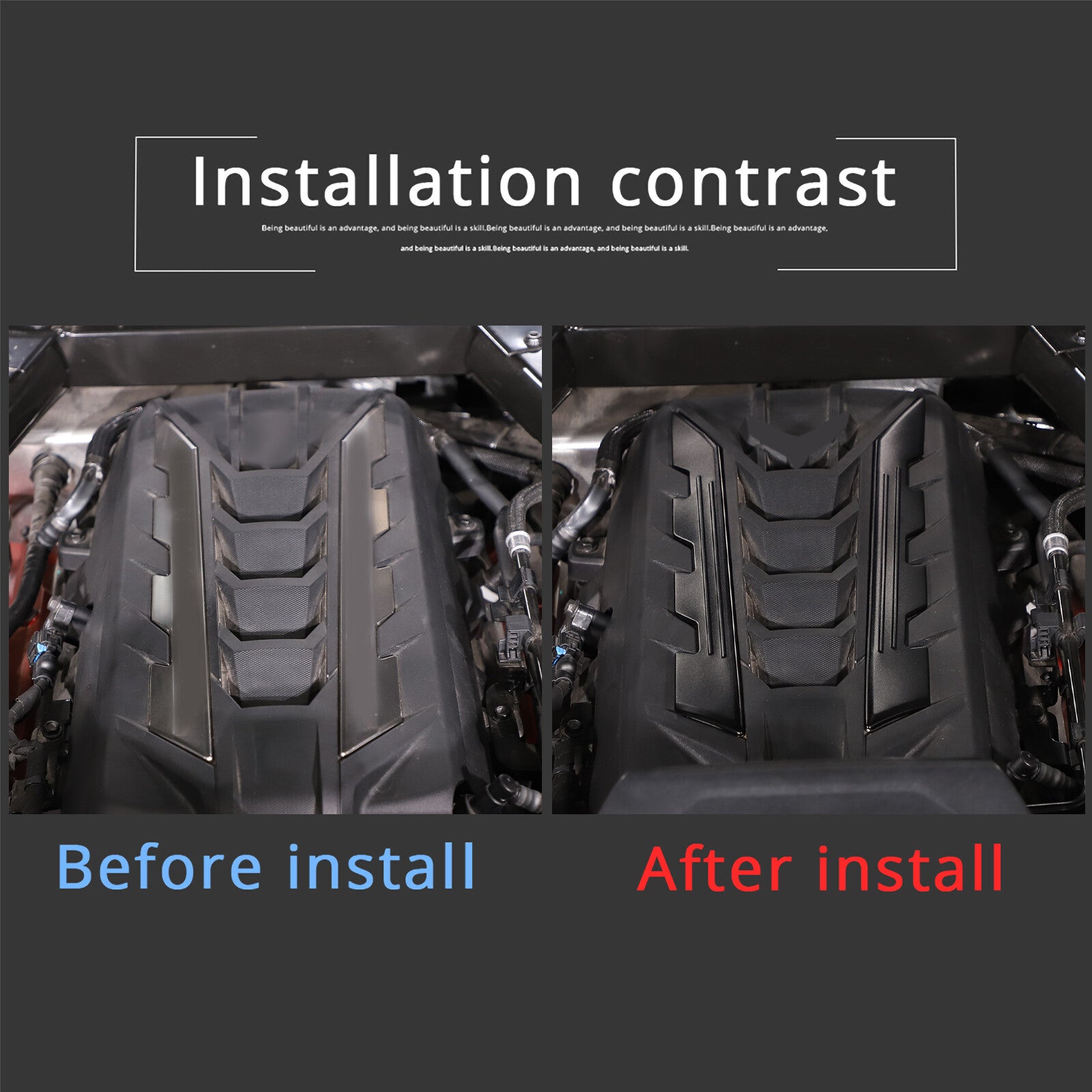 Matte Black Side Vent Socket Cover Kit for -a FJ Cruiser 2007-2021- v