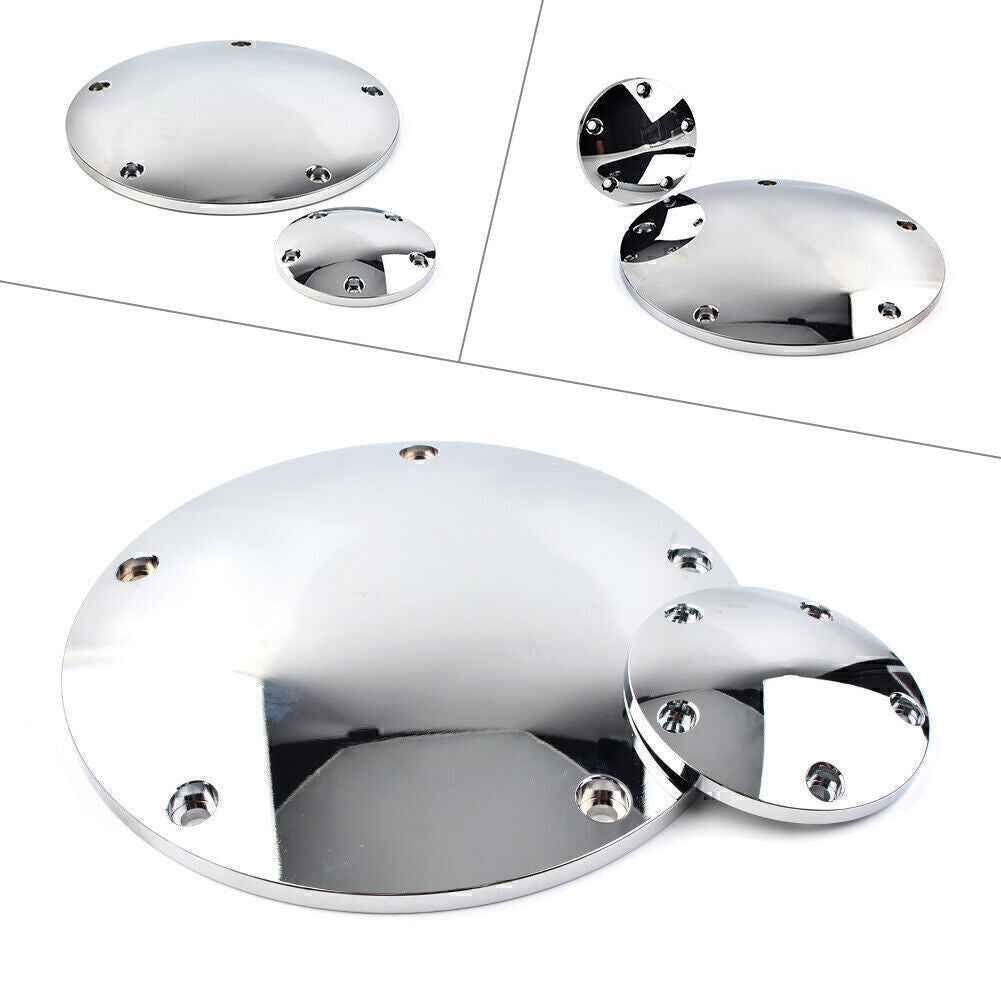 for Harley Road Glide FLTRX 5-Hole Smooth Domed Derby Timing Timer Cover Q