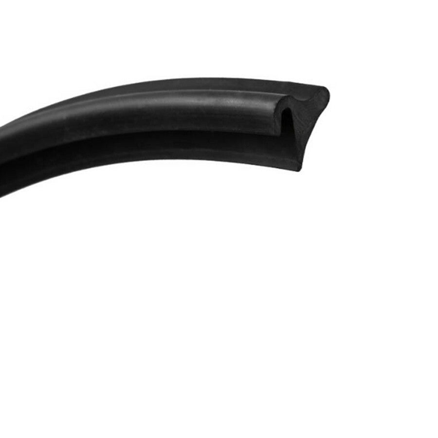 Rubber 1.8M Seal Strip Trim Weatherstrip Black For Car Front Windshield Panel