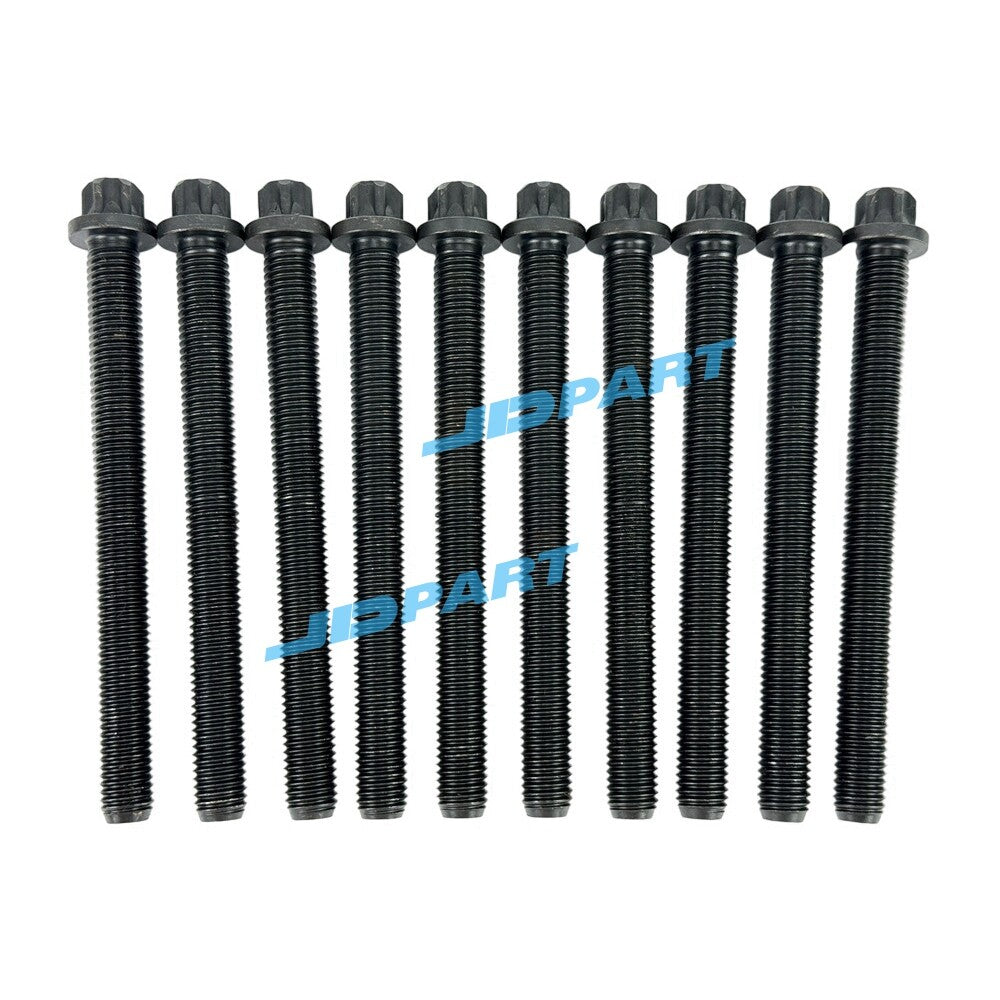 10-piece pack of cylinder head bolts 0427-0815 for Deutz TCD2011L04W excavator engine parts