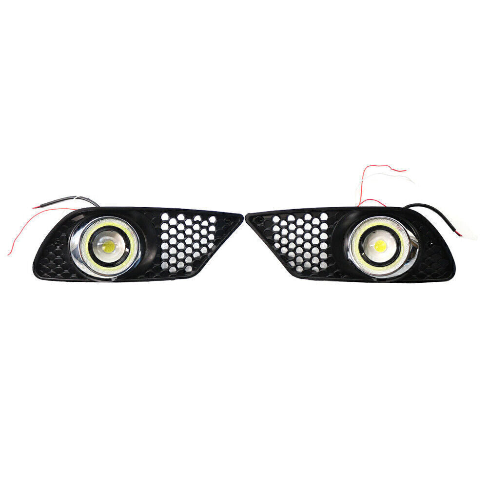 Front Bumper Fog Light Grill Trim w/ Light Fit for Mercedes-Benz C CLASS W204 08-10
