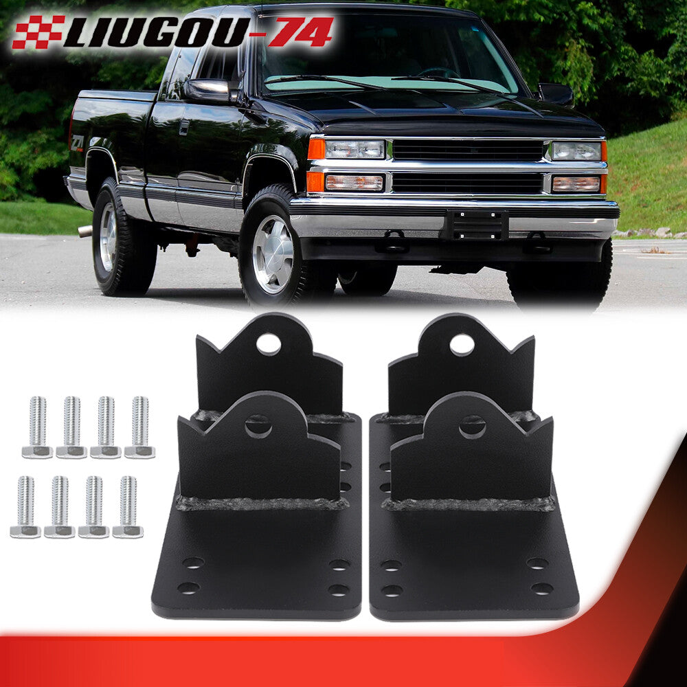 1 pair fits 73-98 for LS LSX engine swap adapter plate engine mounting bracket - v