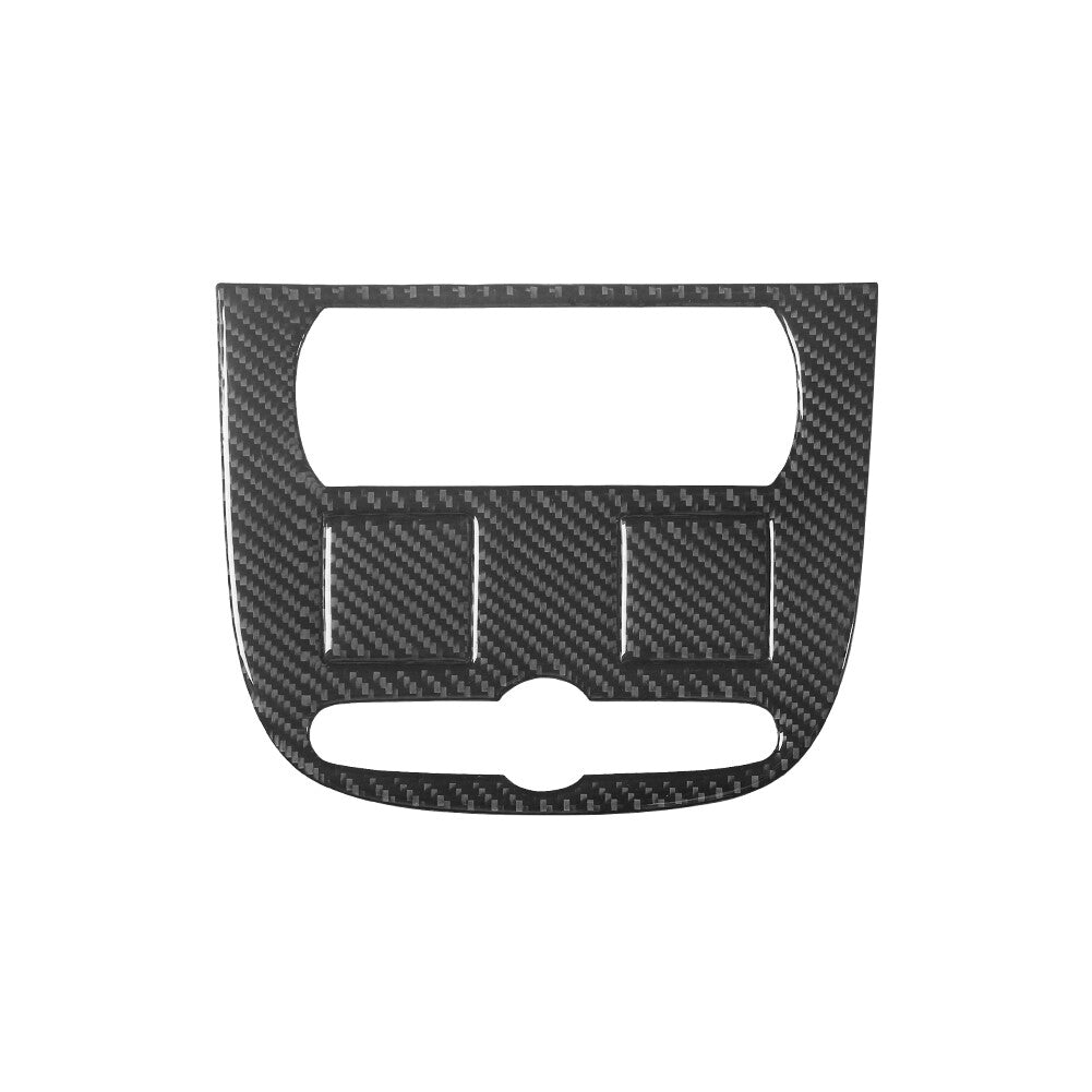 Red Carbon Fiber Water Cup Holder Frame Cover Trim for RAM Promaster 2014-2021 v