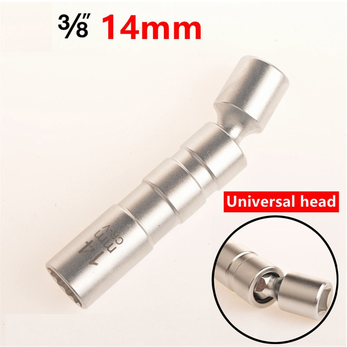 14MM Spark Plugs Socket Wrench Removal Tool 95mm Short Style Alloy Steel Car Q
