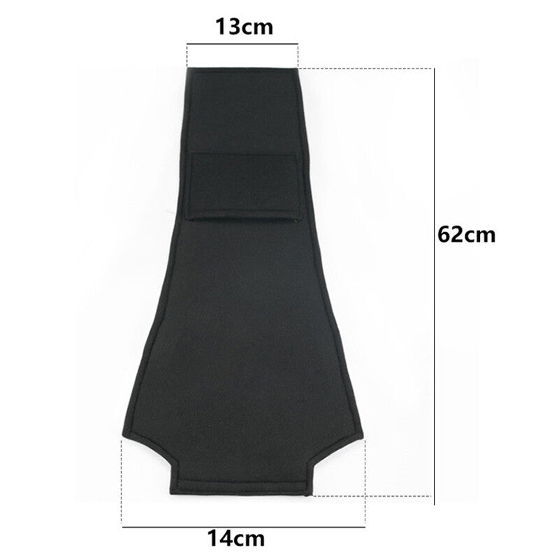 2-Piece Universal Car Interior for Seat Backrest and Headrest Dust Covers with Cotton Trim n