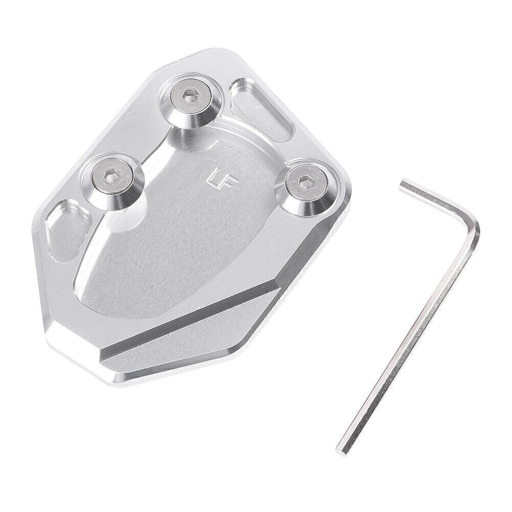 Kickstand Extender Foot Side Stand Extension Pad Fit for LIFAN KPR150 Silver Q