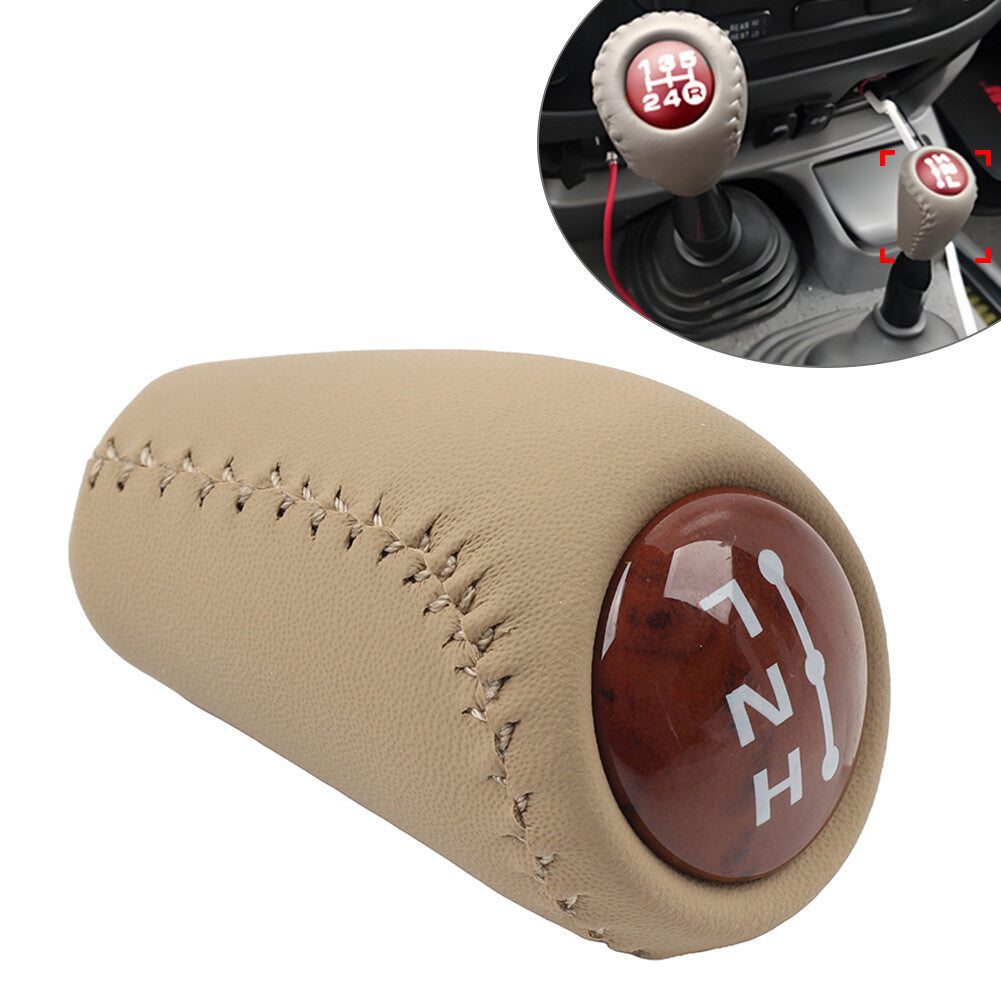 Beige Gear Shift Knob Shifter Handle Lever for Toyota for Land Cruiser Prado LC120
