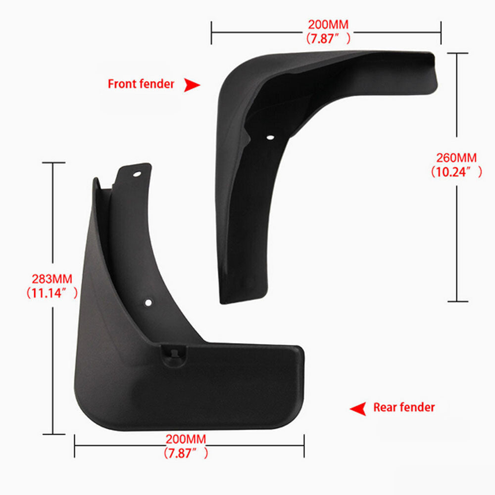 Splash Guards Mud Flaps For 2012-2017 V-W for GOLF 7 Fender Mudguard Q