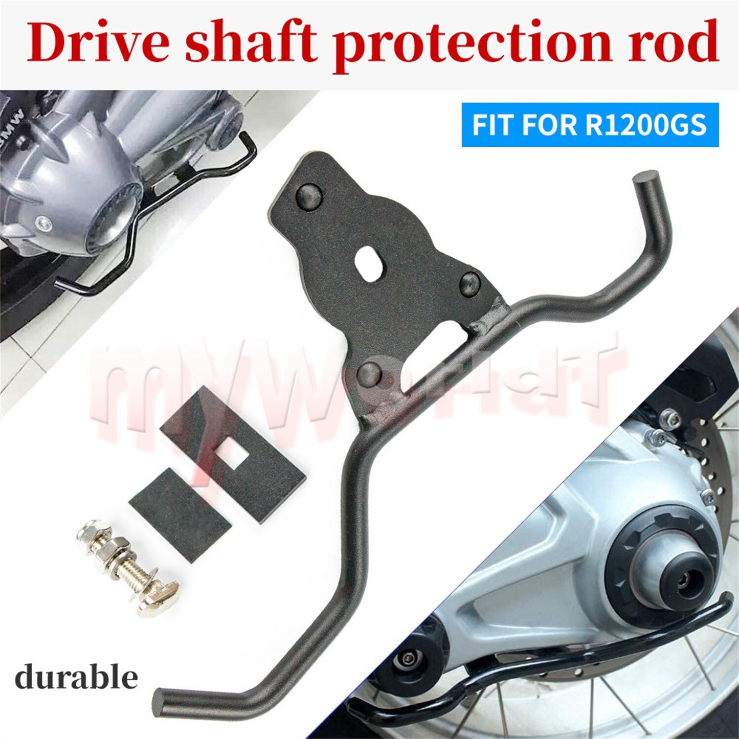 Rear Drive Shaft Housing Bottom Frame Protector Fit for BMW R1200GS R1250GS ADV