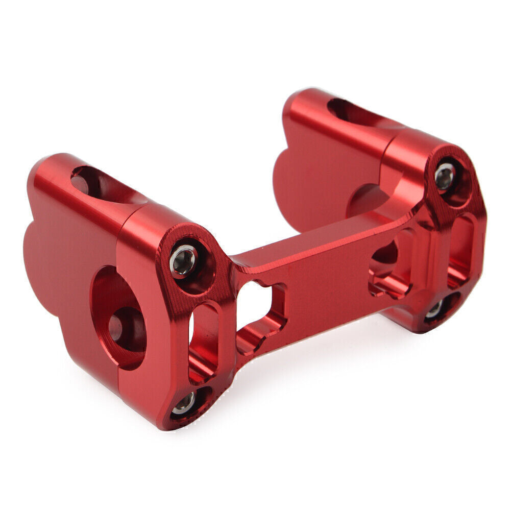 CNC Height Riser Handlebar Clip Adapter Fit for BMW R1200GS LC / Adventure 14-20 Red